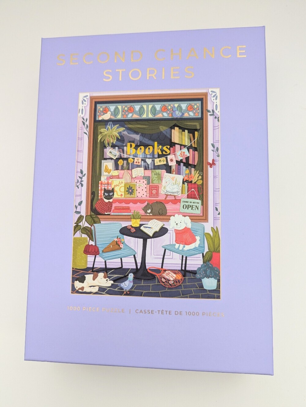 NEW IN BOX Hobbry "Second Chance Stories" Bookshop 1000-Piece Puzzle